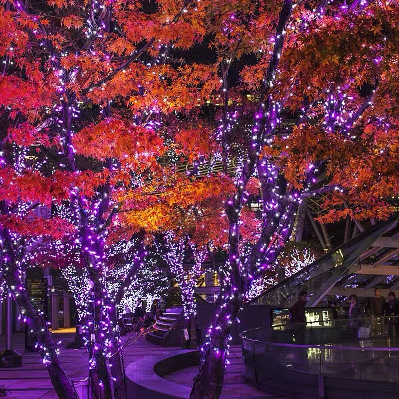 LED gypsy string lights, outdoor waterproof flashing lights, dormitory room holiday decoration color-changing shopping mall engineering lights