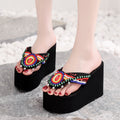 Shimmer chic women's sandals: 2025 new arrival - outdoor flip-flops, ultra-high heel slides, summer trendy beach shoes