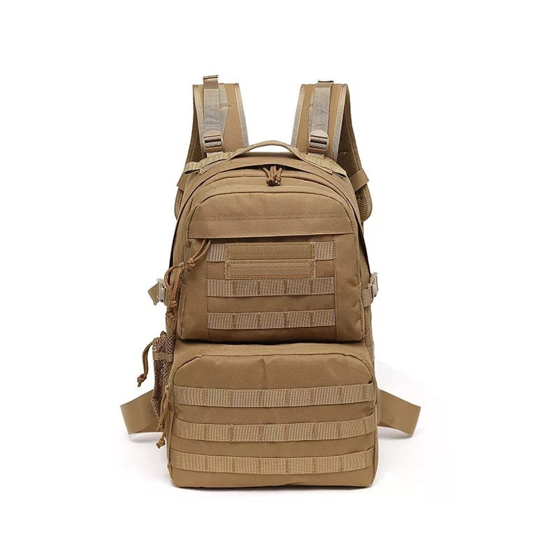Outdoor sports camouflage backpack, military fan mountaineering hiking bag, tactical backpack,  backpack source manufacturer