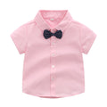 New summer korean style boys' clothing: boys' summer pink shirt, boys' summer outfits, children's wear