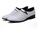 2024 new men's perforated leather dress shoes - business formal, breathable casual shoes - dropshipping available