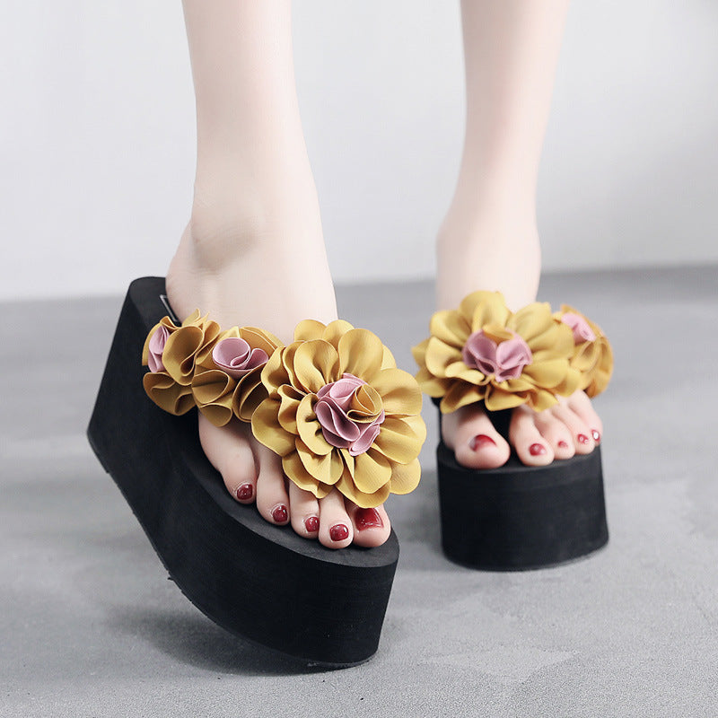 New 8cm flip-flops - non-slip sole, perfect for summer beach vacations, travel, and women's wear - kou aiti sandals