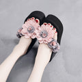 9cm flip-flops non-slip bottom summer beach beach travel women's kou aiti sandals v breathable