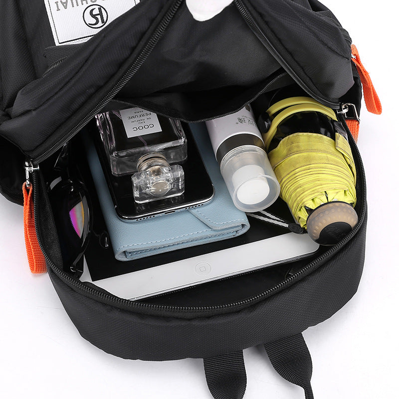 New men's and women's outdoor backpack, multi-functional waterproof chest bag, messenger bag, contrasting sports small backpack, mountaineering bag.
