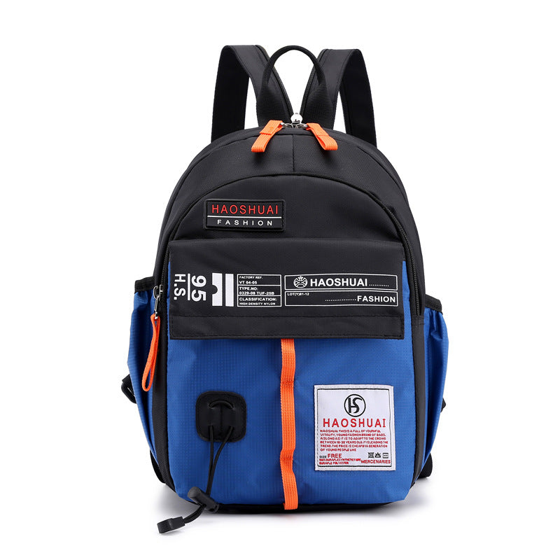 New men's and women's outdoor backpack, multi-functional waterproof chest bag, messenger bag, contrasting sports small backpack, mountaineering bag.