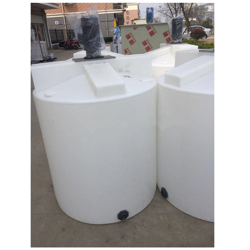 Manufacturer supplies PE plus medicine bucket water treatment medicine mixing bucket box 300L dosing device vertical mixer