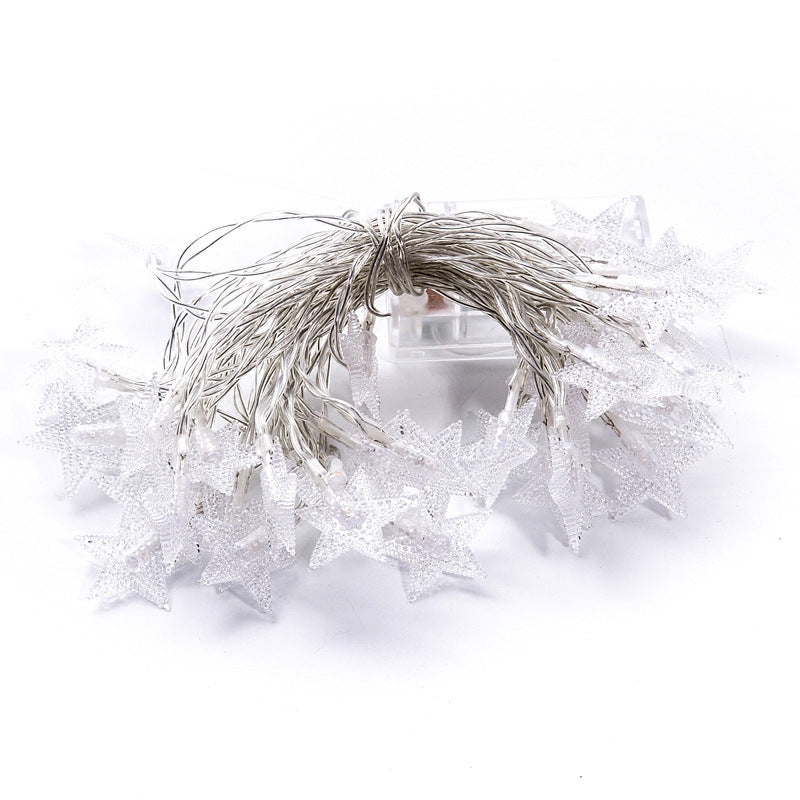 LED small colorful lights star light string gypsy star flashing light string birthday room decorative lights Christmas neon small colorful lights string