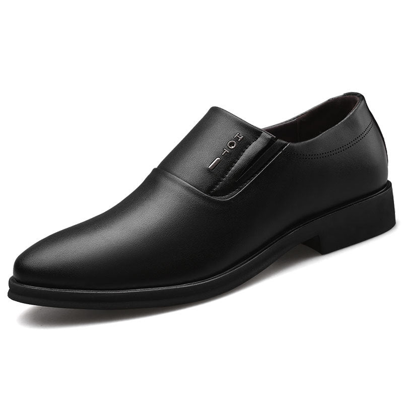 Men's business formal leather shoes - perforated, breathable, hollow-out design, versatile casual shoes - dropshipping available