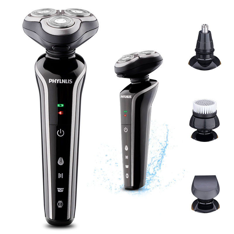 Ph-500 multifunctional computerized electric shaver - waterproof, portable, quiet, home use with floating head