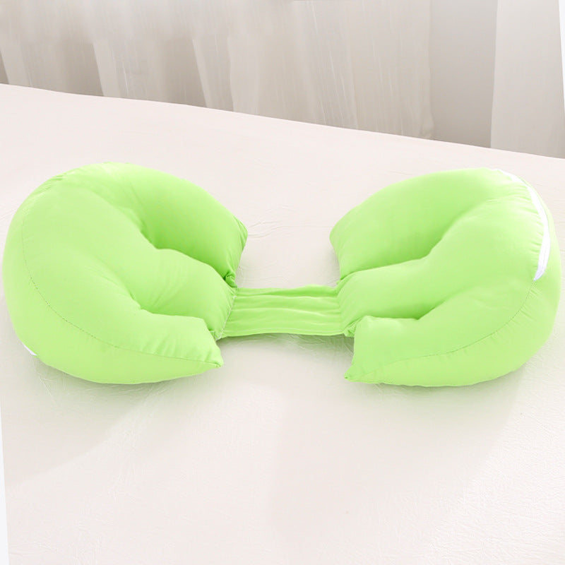 All-cotton maternity pillow for side sleepers - pregnancy, nursing, and breastfeeding pillow core - dropshipping available - dedicated pregnancy pillow for expecting mothers