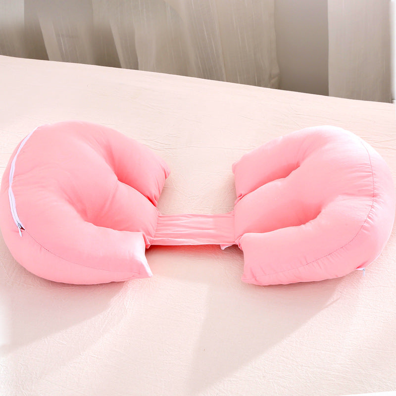 All-cotton maternity pillow for side sleepers - pregnancy, nursing, and breastfeeding pillow core - dropshipping available - dedicated pregnancy pillow for expecting mothers