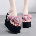 2026 spring new arrival: 11cm extra thick heel flip-flops - women's fashionable outdoor wear, versatile, non-slip beach sandals & slippers for summer