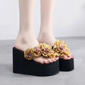 9cm flip-flops non-slip bottom summer beach beach travel women's kou aiti sandals v breathable