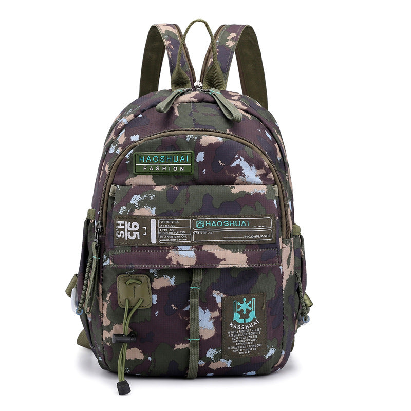 New men's and women's outdoor backpack, multi-functional waterproof chest bag, messenger bag, contrasting sports small backpack, mountaineering bag.