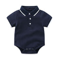 Summer baby boy polo shirt cotton khaki shorts two-piece setkids rompers suitboyclothing baby