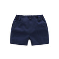 Summer baby boy polo shirt cotton khaki shorts two-piece setkids rompers suitboyclothing baby
