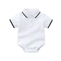Summer baby boy polo shirt cotton khaki shorts two-piece setkids rompers suitboyclothing baby