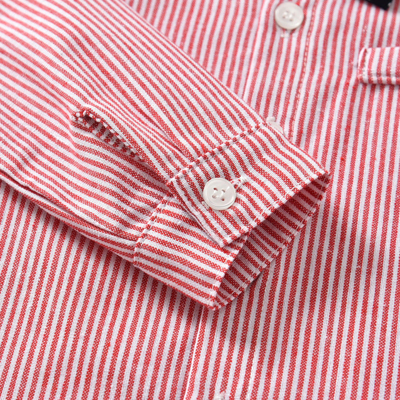 Boyssuitautumchildrenstripesgentlemantwo-piece setkidstrendybabysuittrendycasualeasiest for match