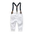 Boyssuitautumchildrenstripesgentlemantwo-piece setkidstrendybabysuittrendycasualeasiest for match