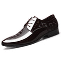 Spring new arrival: glossy leather dress shoes for men - business formal, plus sizes available, versatile wedding shoes, dropshipping available