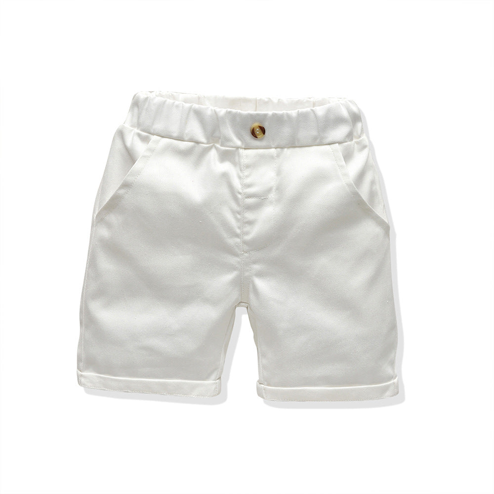 summer boys' clothing new print shirt & shorts set - kids' beach vacation hawaiian style wholesale