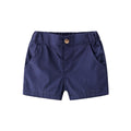 Wholesale boys' summer new arrivals: polo shirt & shorts set - perfect for outings, class uniforms, and school uniforms