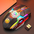 Silver sculpt a5 wireless mouse - rechargeable gaming rgb illuminated silent computer accessory - cross-border amazon manufacturer private label