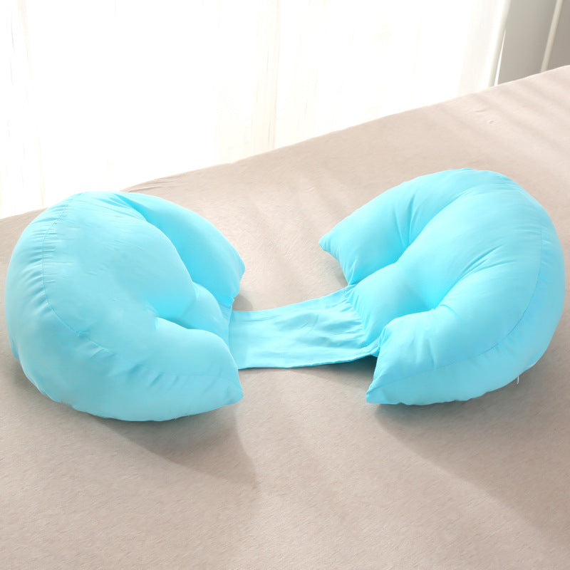 All-cotton maternity pillow for side sleepers - pregnancy, nursing, and breastfeeding pillow core - dropshipping available - dedicated pregnancy pillow for expecting mothers