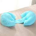 All-cotton maternity pillow for side sleepers - pregnancy, nursing, and breastfeeding pillow core - dropshipping available - dedicated pregnancy pillow for expecting mothers