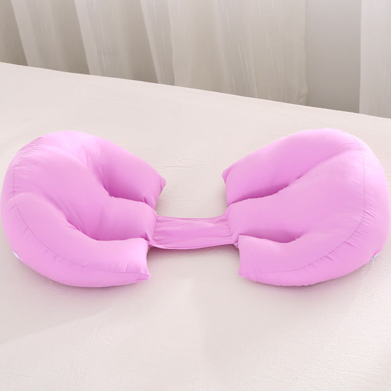 All-cotton maternity pillow for side sleepers - pregnancy, nursing, and breastfeeding pillow core - dropshipping available - dedicated pregnancy pillow for expecting mothers