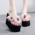 2026 spring new arrival: 11cm extra thick heel flip-flops - women's fashionable outdoor wear, versatile, non-slip beach sandals & slippers for summer