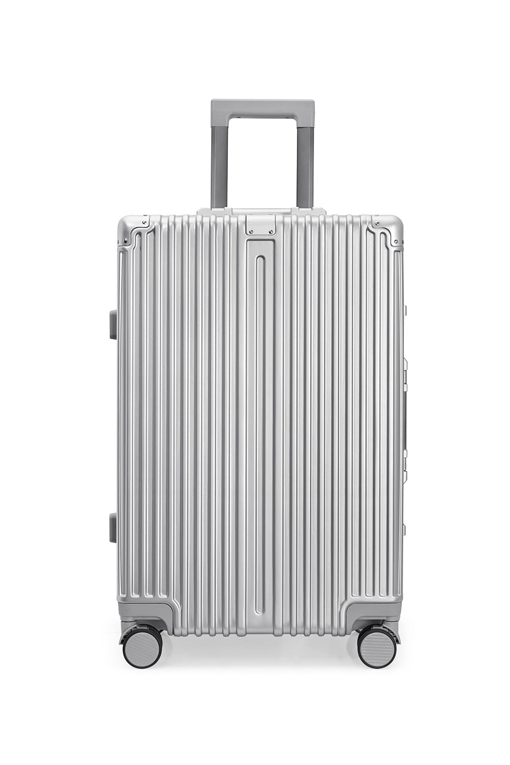New universal wheel luggage suitcase retro trolley case shock-resistant and anti-drop ABS aluminum frame boarding trolley case 20 inches