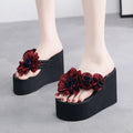 9cm flip-flops non-slip bottom summer beach beach travel women's kou aiti sandals v breathable