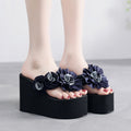 9cm flip-flops non-slip bottom summer beach beach travel women's kou aiti sandals v breathable