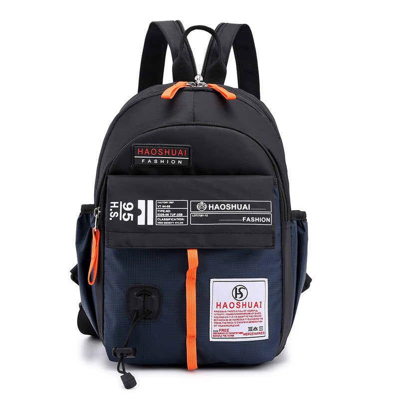 New men's and women's outdoor backpack, multi-functional waterproof chest bag, messenger bag, contrasting sports small backpack, mountaineering bag.