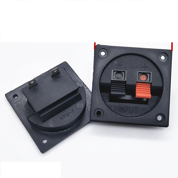 Factory direct sales WP2-7 2-position square audio junction box, terminal speaker two-position audio junction clip