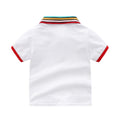 Wholesale boys' summer new arrivals: polo shirt & shorts set - perfect for outings, class uniforms, and school uniforms
