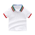 Wholesale boys' summer new arrivals: polo shirt & shorts set - perfect for outings, class uniforms, and school uniforms