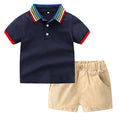 Boys' summer outfit: trendy polo shirt & shorts set - stylish, popular, and sporty for little boys (sizes for toddlers to pre-teens)