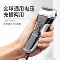 Reciprocating electric shaver with sideburn trimmer, usb rechargeable razor, fully washable, long battery life
