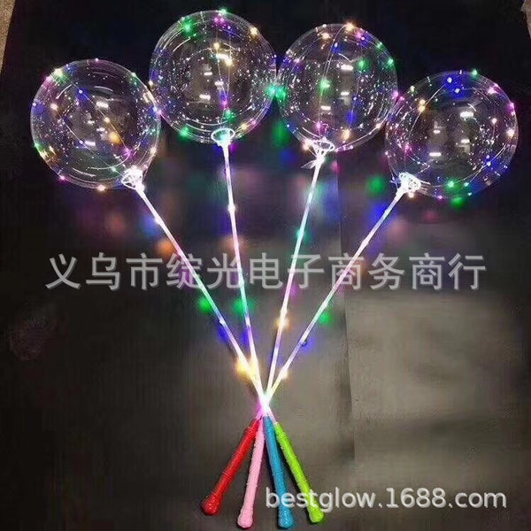 Manufacturer Internet celebrity Bobo Ball Luminous Ball Luminous LED Bobo Ball Three-section handle Two-section handle Bobo Ball