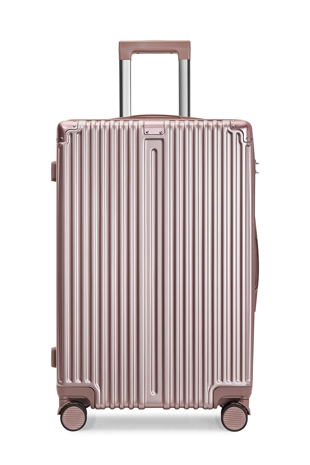 New universal wheel luggage suitcase retro trolley case shock-resistant and anti-drop ABS aluminum frame boarding trolley case 20 inches