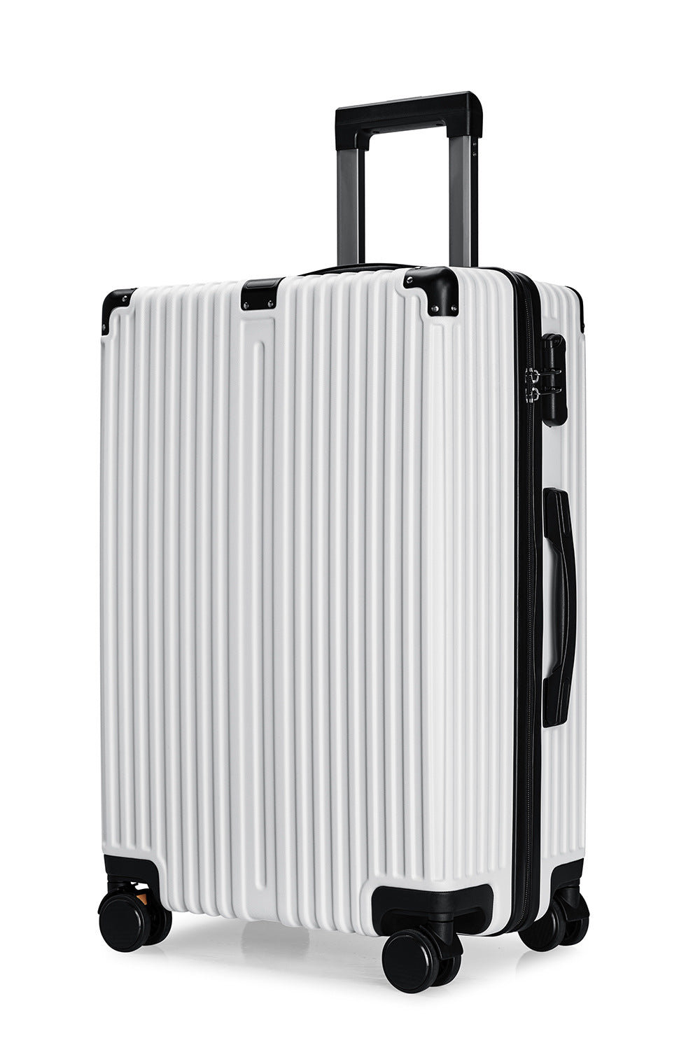 New universal wheel luggage suitcase retro trolley case shock-resistant and anti-drop ABS aluminum frame boarding trolley case 20 inches