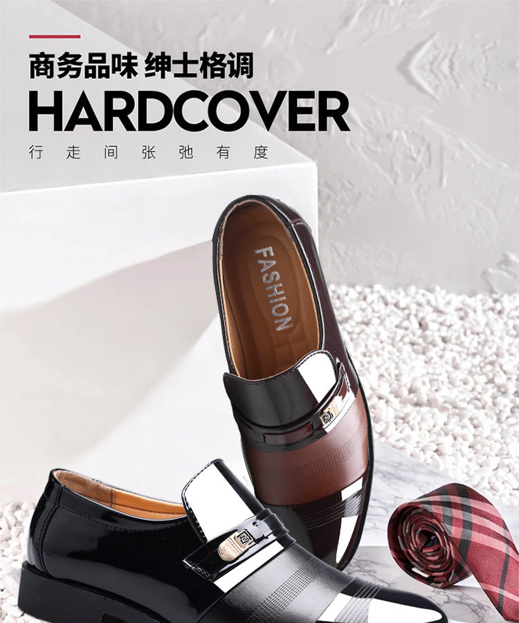 Men's leather shoes - plus size casual shoe link