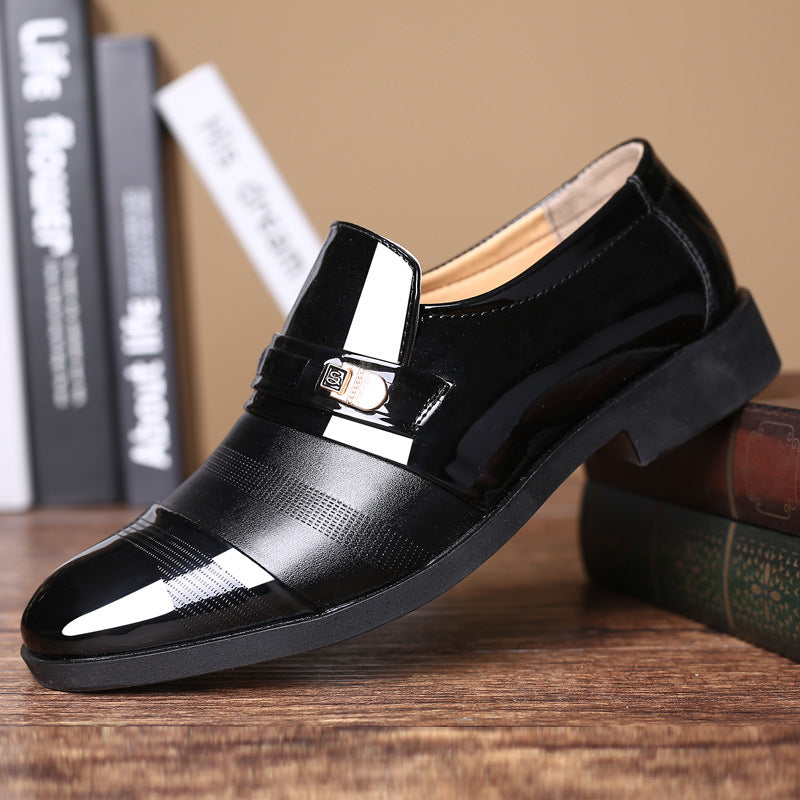 Men's leather shoes - plus size casual shoe link