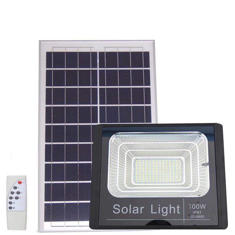 Cross-border integrated LED street light outdoor lighting solar floodlight 200W garden light floodlight emergency light