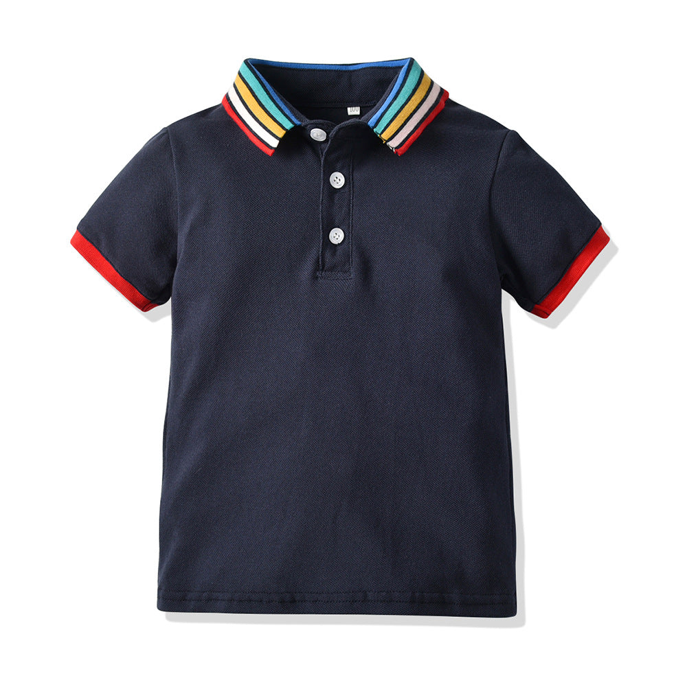 Boys' summer outfit: trendy polo shirt & shorts set - stylish, popular, and sporty for little boys (sizes for toddlers to pre-teens)