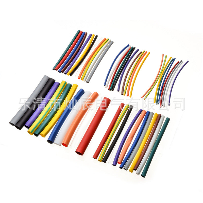 Cross-border e-commerce 294pcs solder ring heat shrinkable wiring connection terminal 150p + heat shrinkable tube combination 144p sleeve