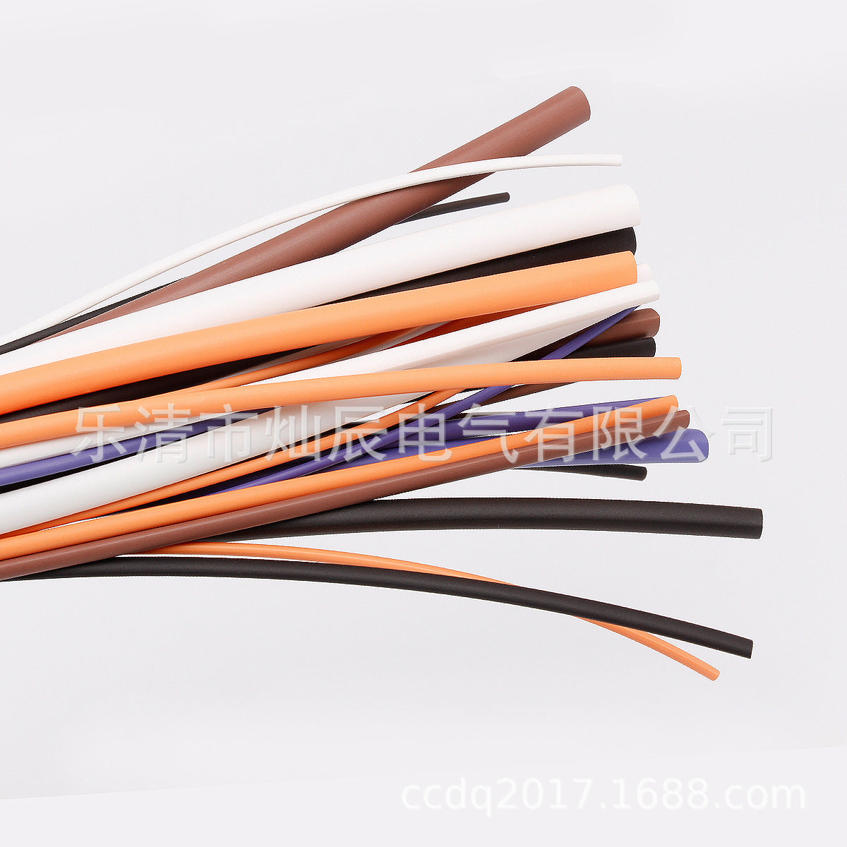 Wall heat shrinkable tube bag 100pcs power connector protective cover 2:1 halogen-free color heat shrinkable sleeve set