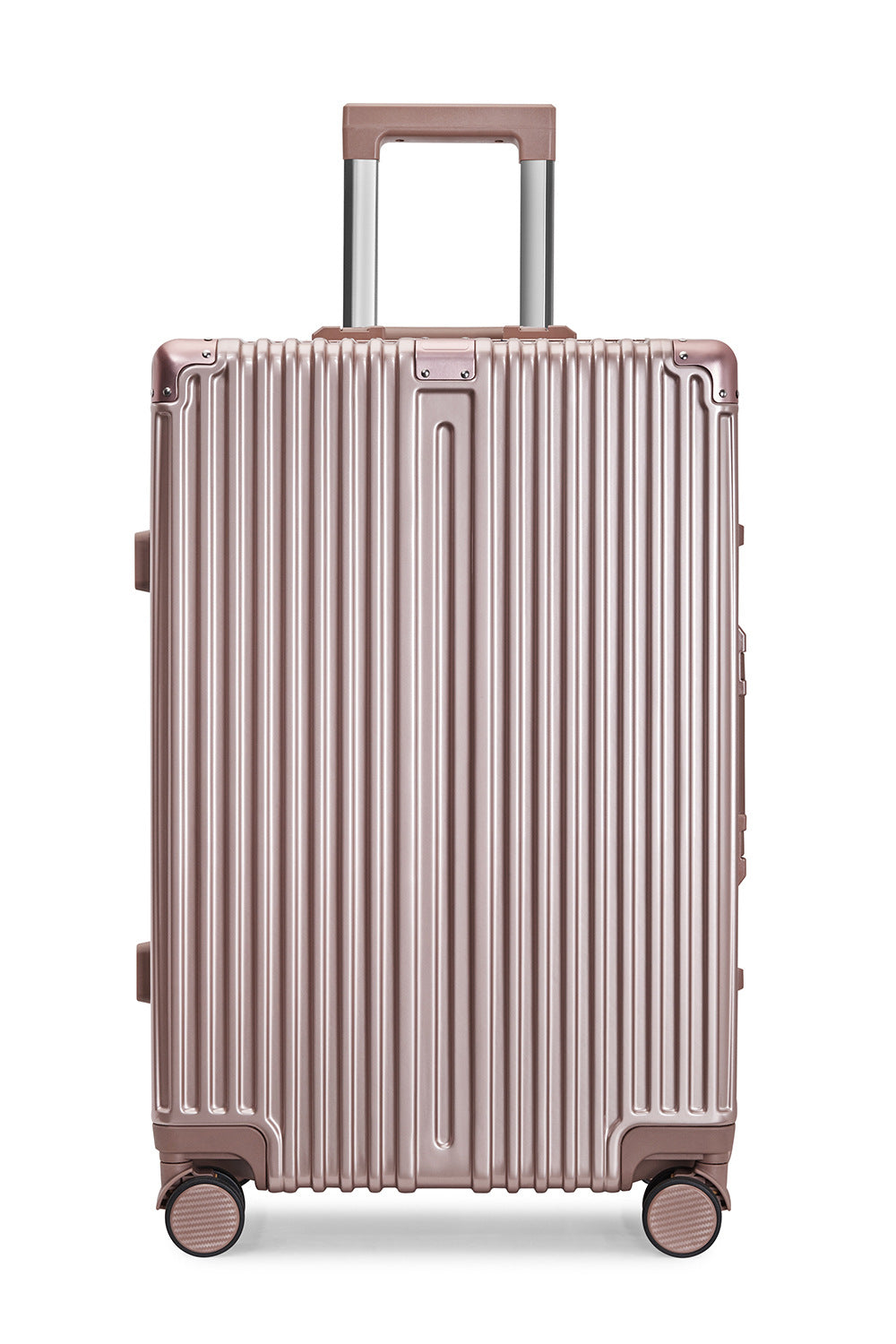 New universal wheel luggage suitcase retro trolley case shock-resistant and anti-drop ABS aluminum frame boarding trolley case 20 inches